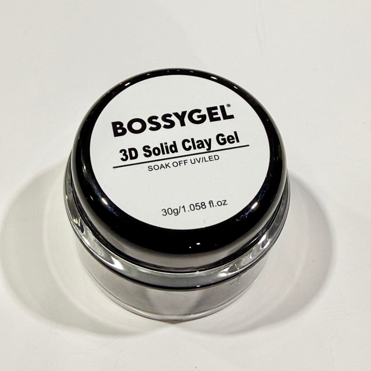 Bossy 3D Solid Clay Gel | Non-Sticky Moldable Nail Art Gel