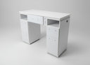 Manicure Nail Table Single TJ-24 - White (Please Call JNBS to Order)