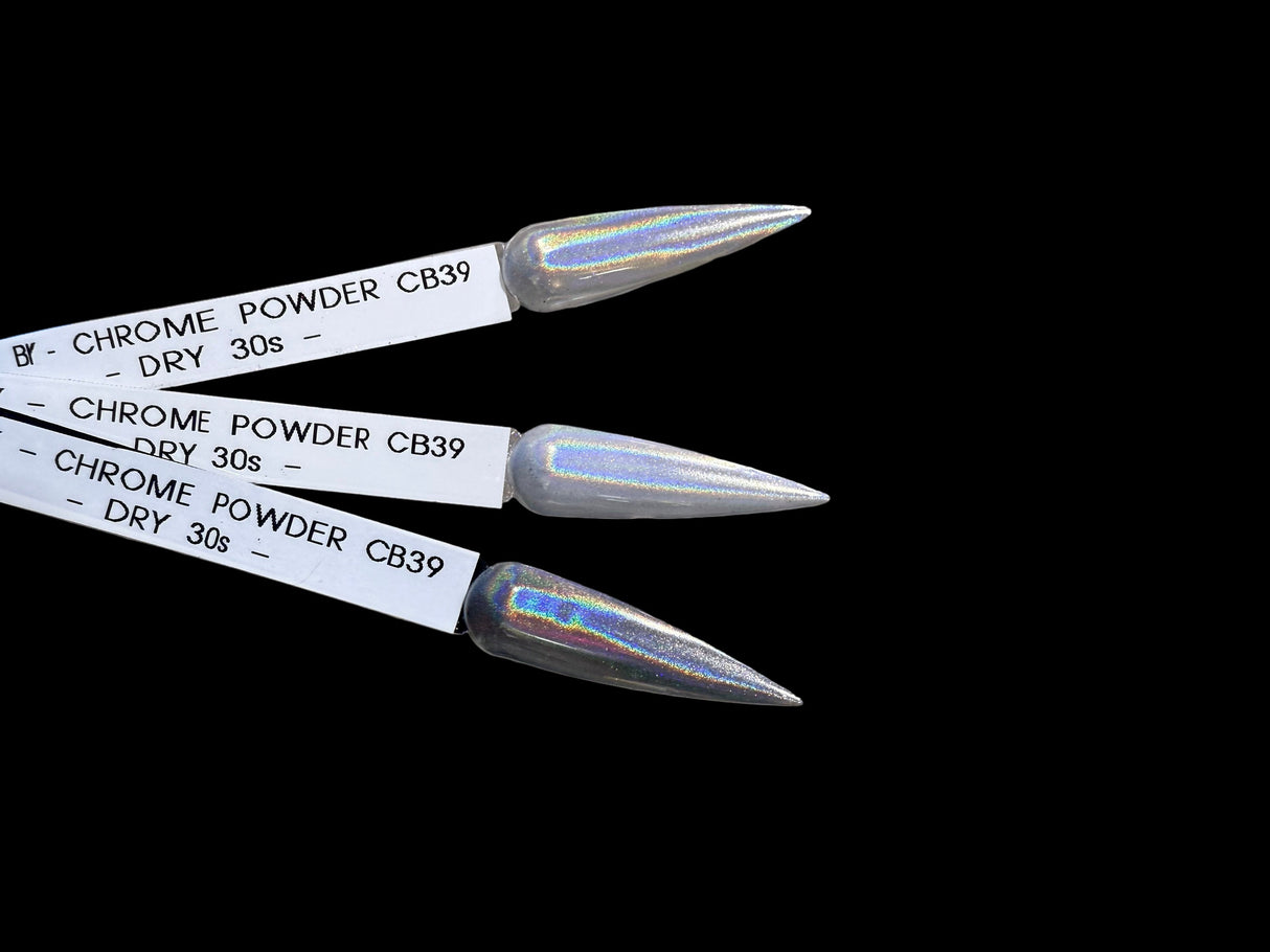 Bossy Nail Chrome CB39 - Rainbow Holographic Chrome powder