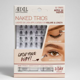 Ardell Naked Trios Lashes on Lash Application for Volume & Length