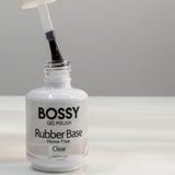 Bossy Rubber Base Coat CLEAR (15ml) (HEMA FREE)