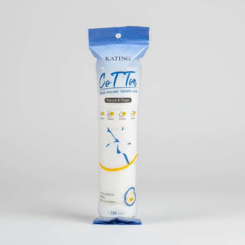 Round cotton makeup remover pads 150 PCS