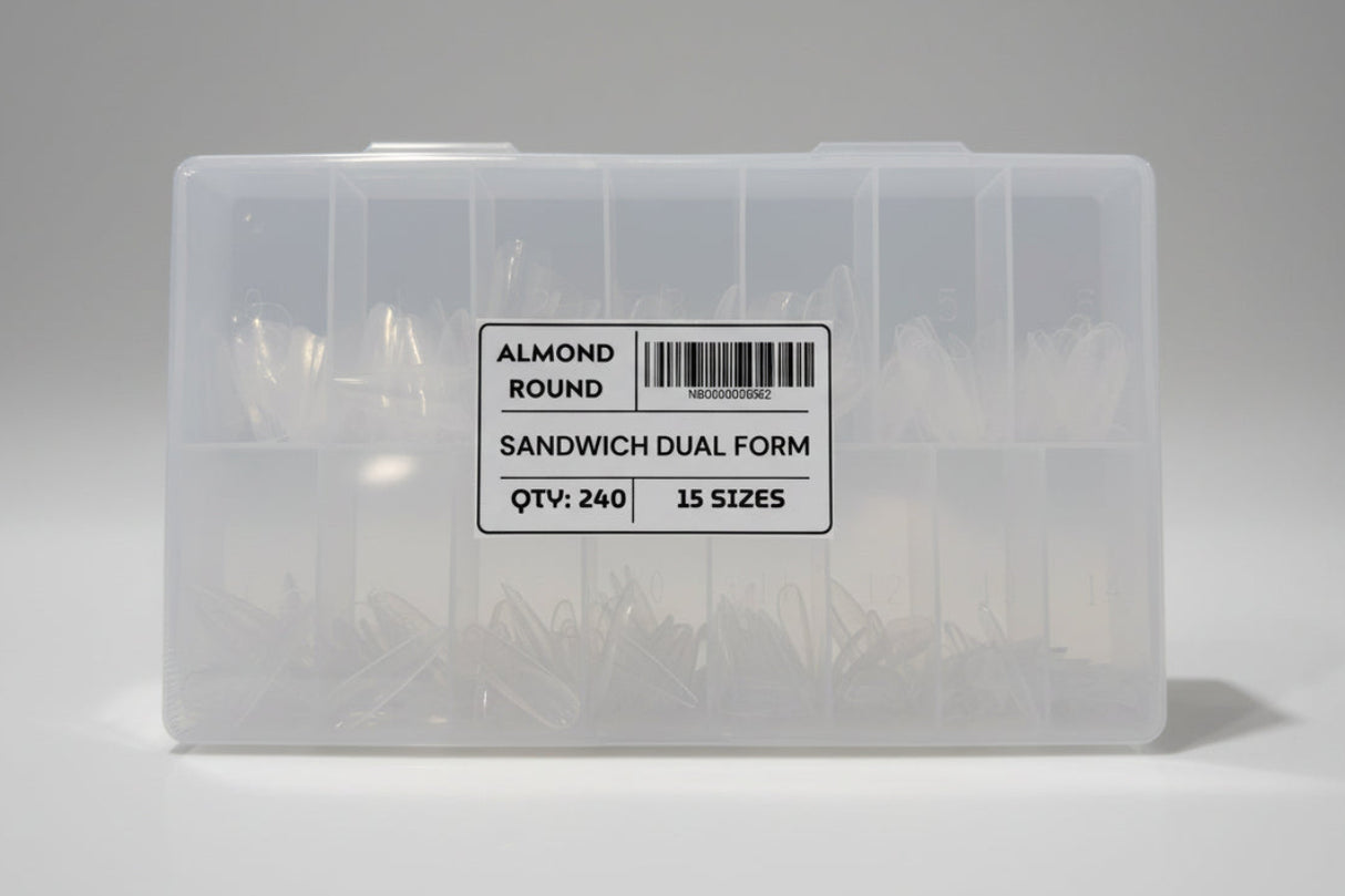 JNBS Sandwich Nail Dual Form 240Pcs