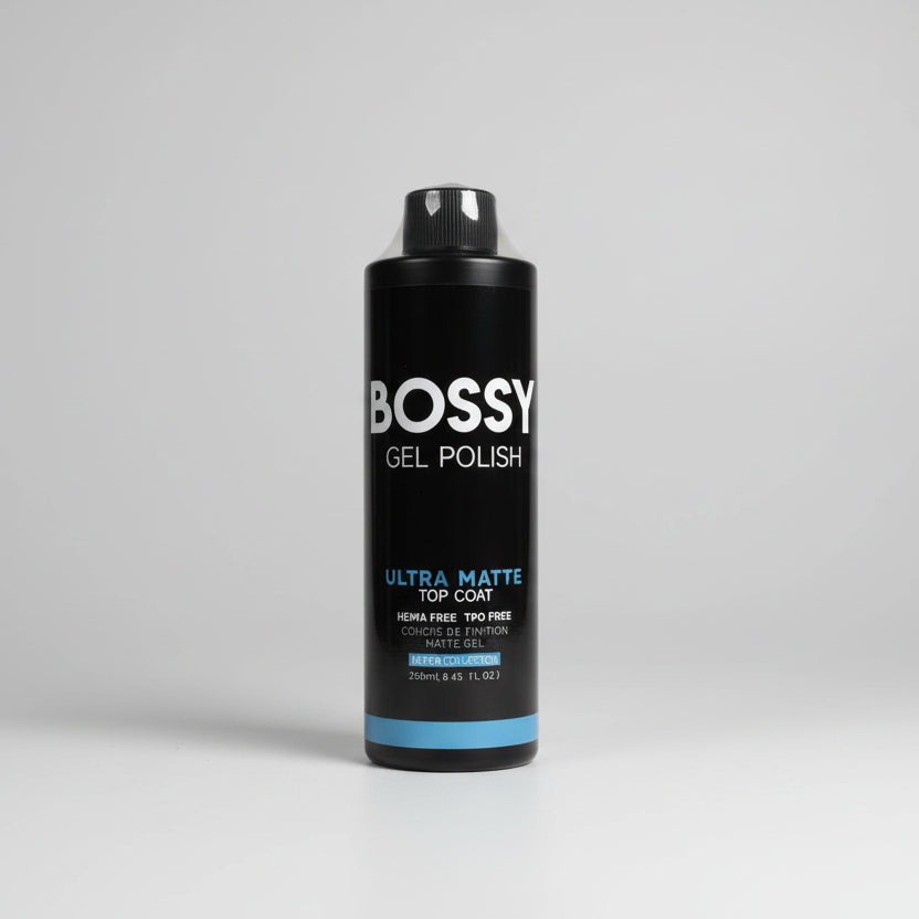 Bossy Gel Ultra Matte Gel Top Coat (15 mL) HEMA / TPO free