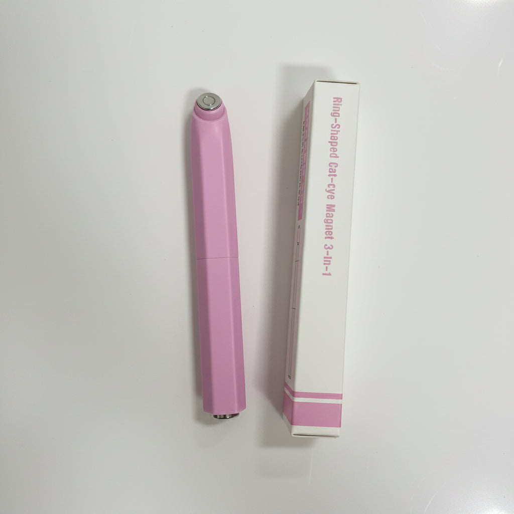 Pink 3-in-1 Ring Cat Eye Magnet