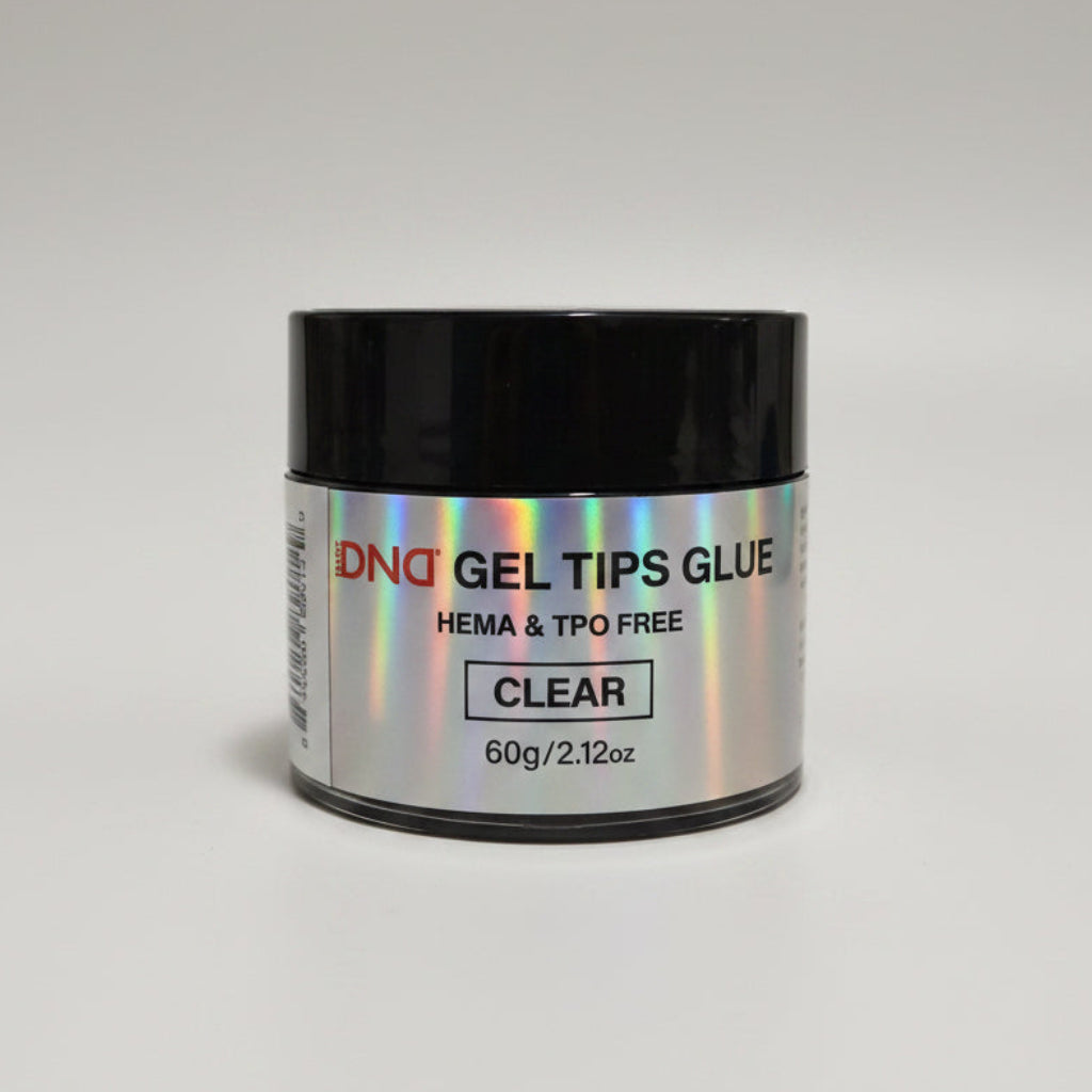 DND Gel Tips Glue Clear – Solid Gel Adhesive for Nail Extensions (HEMA & TPO Free)