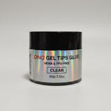 DND Gel Tips Glue Clear – Solid Gel Adhesive for Nail Extensions (HEMA & TPO Free)