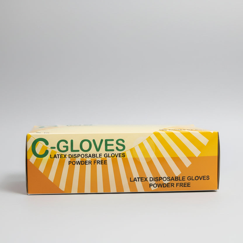 C-Gloves Latex Industrial Powder Free Gloves