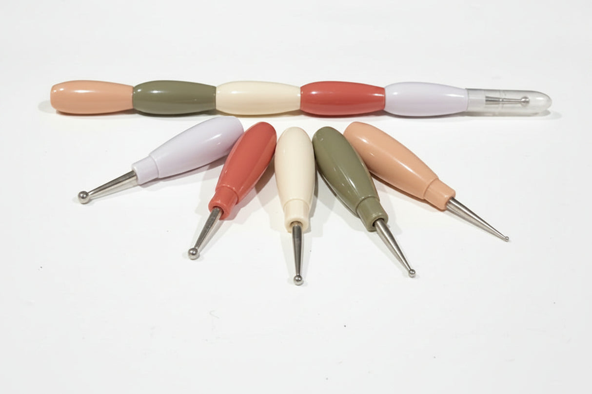 JNBS Nail Art Dotting Tool 5 IN 1 Pen