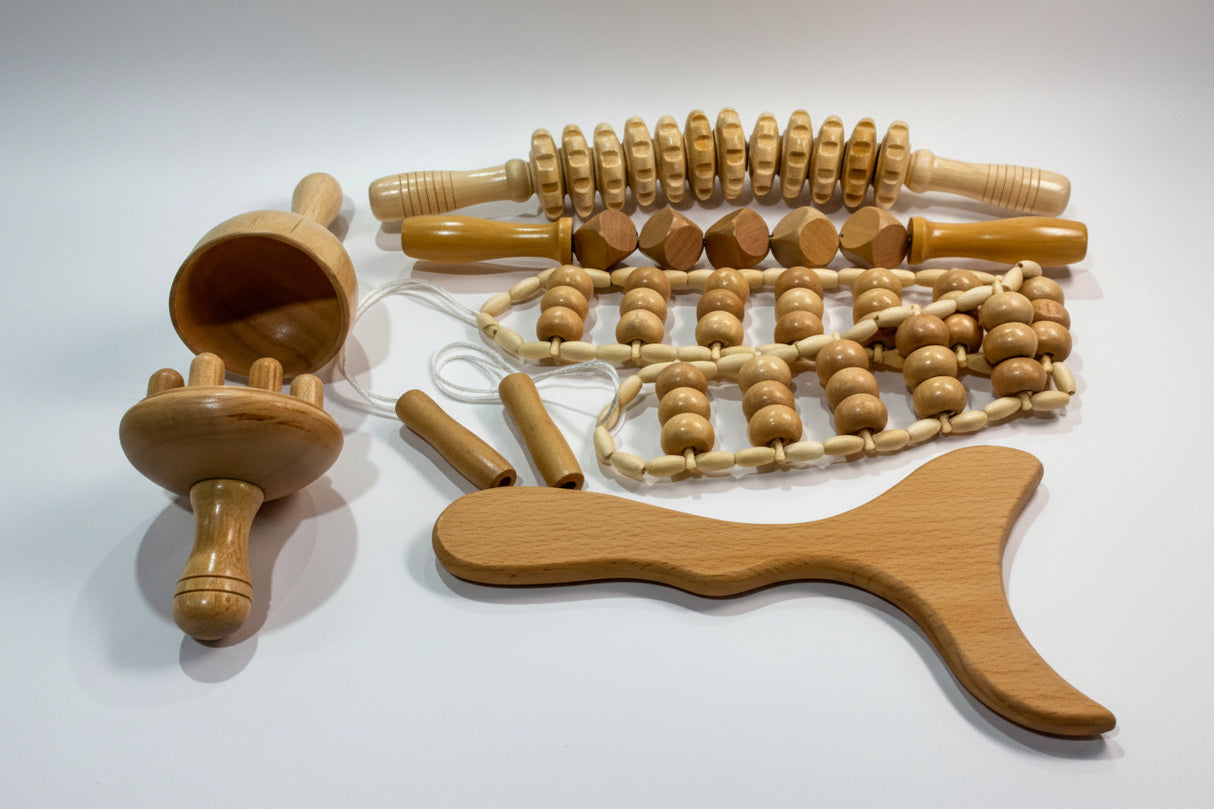 JNBS Wooden Therapy Massage Tool Set