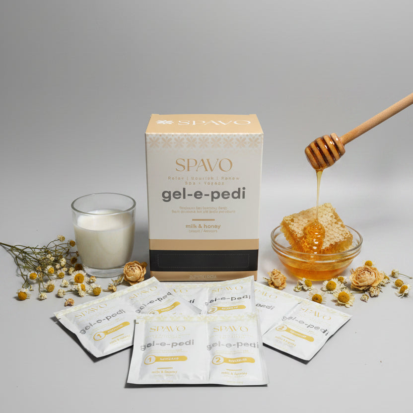 SPAVO GEL-E-PEDI Luxury 2-Step Jelly Foot Spa