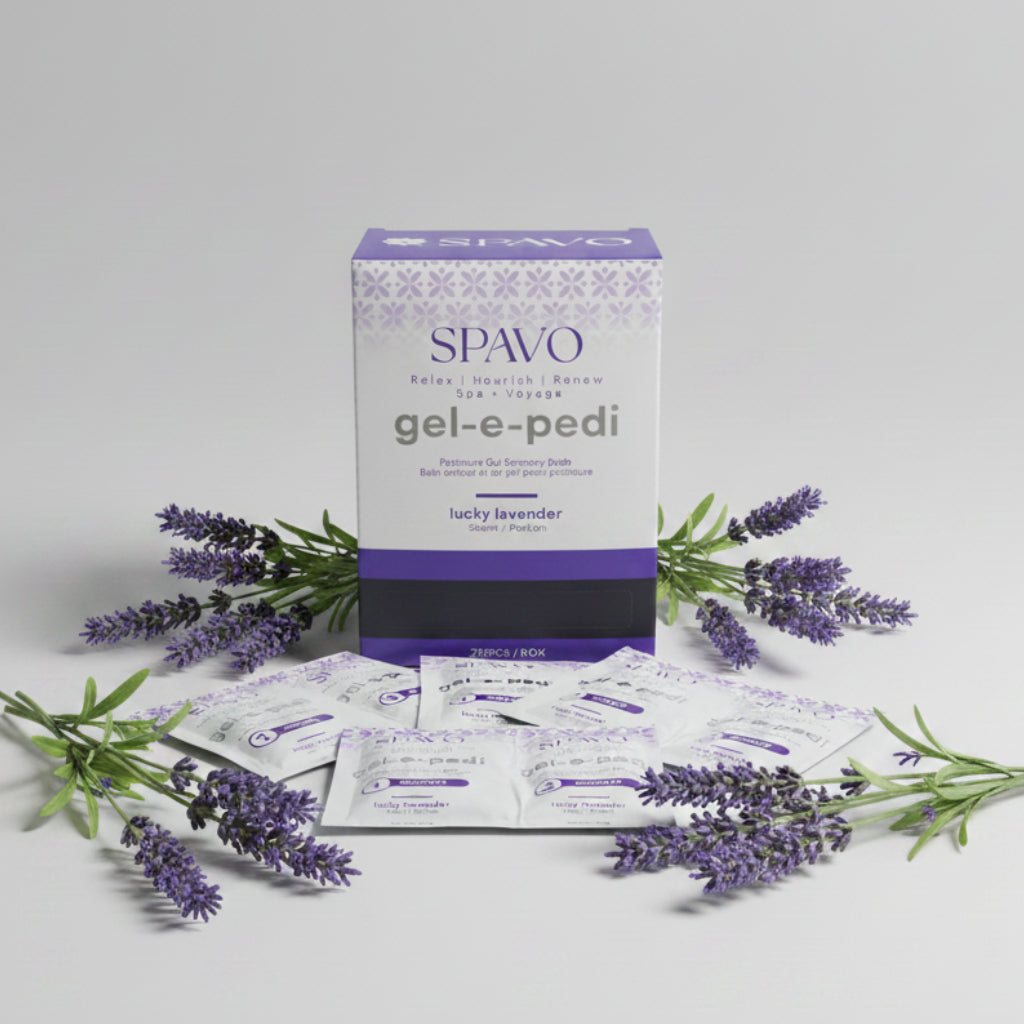 SPAVO GEL-E-PEDI Luxury 2-Step Jelly Foot Spa