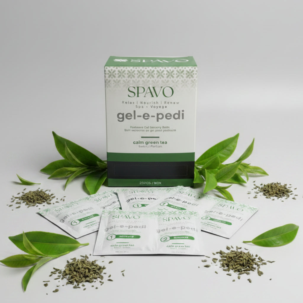 SPAVO GEL-E-PEDI Luxury 2-Step Jelly Foot Spa