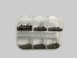 JNBS Nail Charm Metal Stonned Pearl
