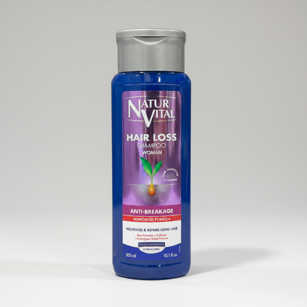 Natur Vital Hair Loss Anti-Breakage Nourishes & Stregthens Long Hair Shampoo for Women (300 mL)