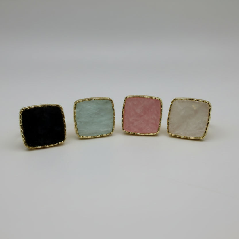 JNBS nail art accessory Mini ring palette 1 pc (Assorted color)
