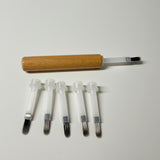 JNBS Nail tool Replaceable Gel Nail Polish Brushes set - 50pcs
