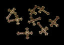 JNBS Nail Charm 3D Cross Heart Shaped Alloy (8pcs)