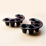 JNBS Plastic Nail Soak-Off Bowls (Set of 2) | Manicure Care Trays 9016 - Assorted color