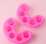 JNBS Plastic Nail Soak-Off Bowls (Set of 2) | Manicure Care Trays 9016 - Assorted color