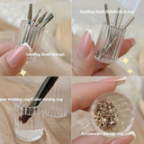 JNBS Mini Glass Dappen Dish & Drill Bit Cleaning Jar - 9015