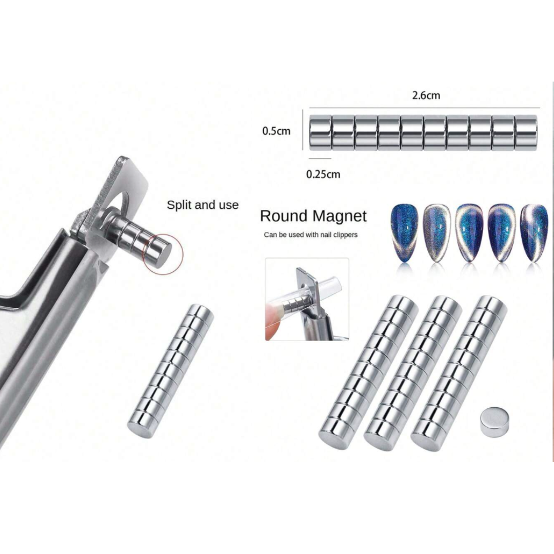 JNBS Magnet For Nail Tips Cutters Length 0.25cm 7412 (50pcs)