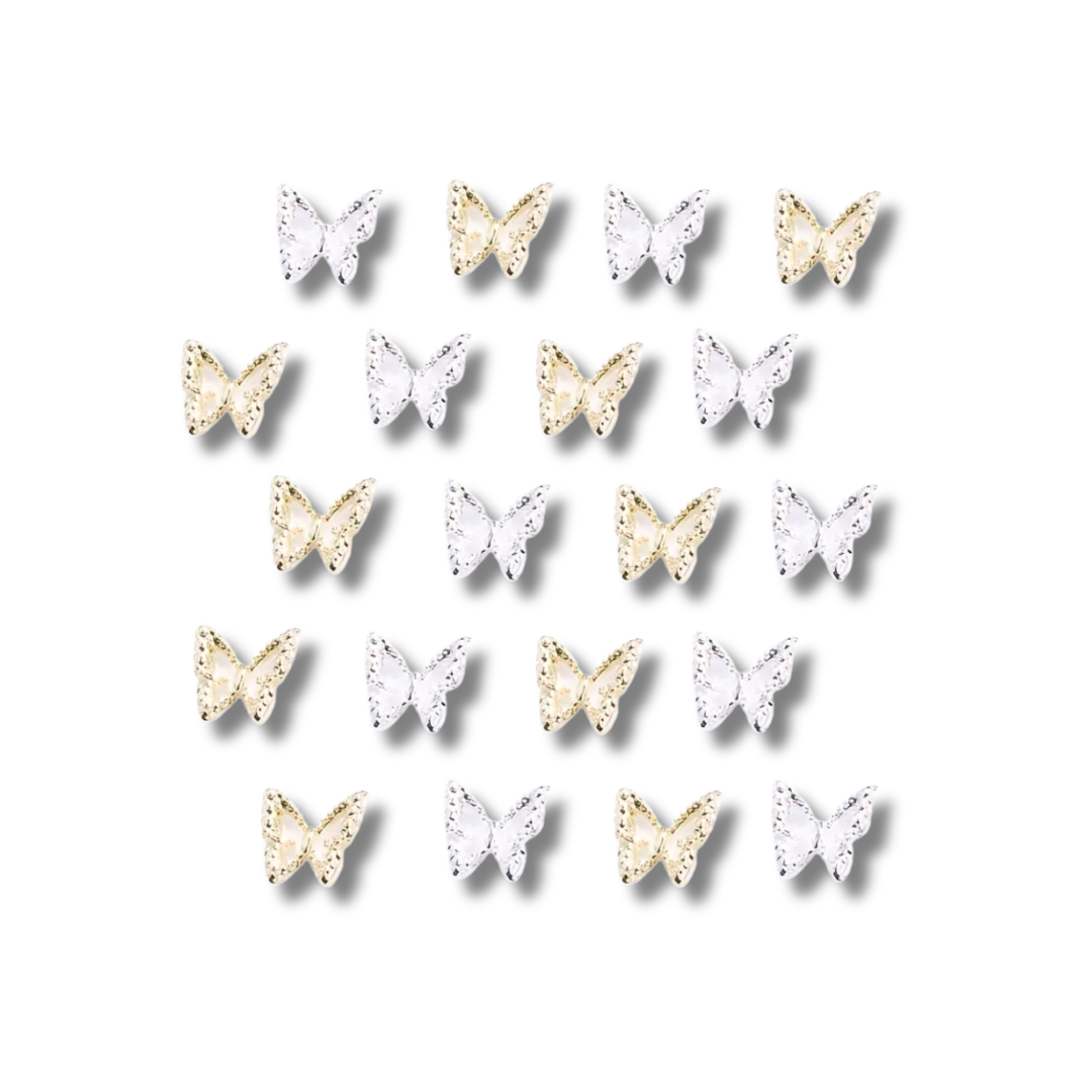 JNBS Nail Charm Alloy Butterfly (20pcs)