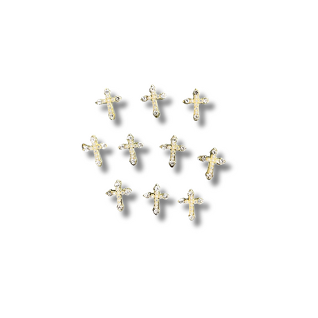 JNBS Nail Charm Diamond Cross (10pcs)