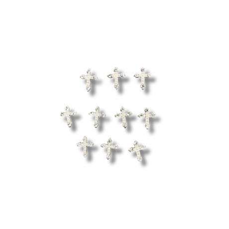 JNBS Nail Charm Diamond Cross (10pcs)