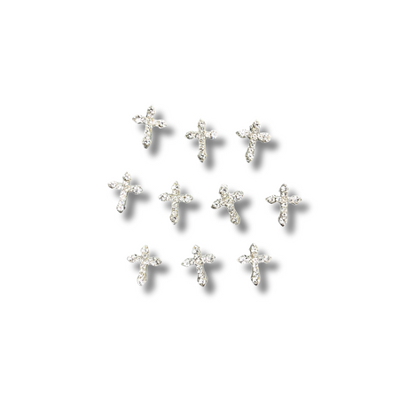 JNBS Nail Charm Diamond Cross (10pcs)