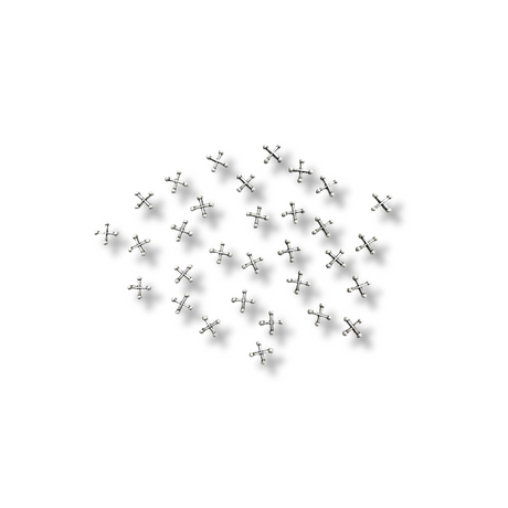 JNBS Nail Charm Metal Cross 7365 (30pcs)