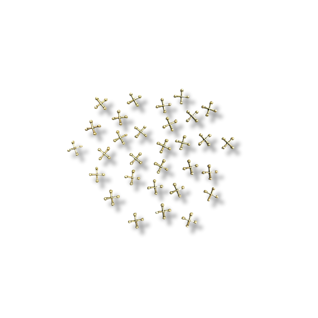 JNBS Nail Charm Metal Cross 7365 (30pcs)