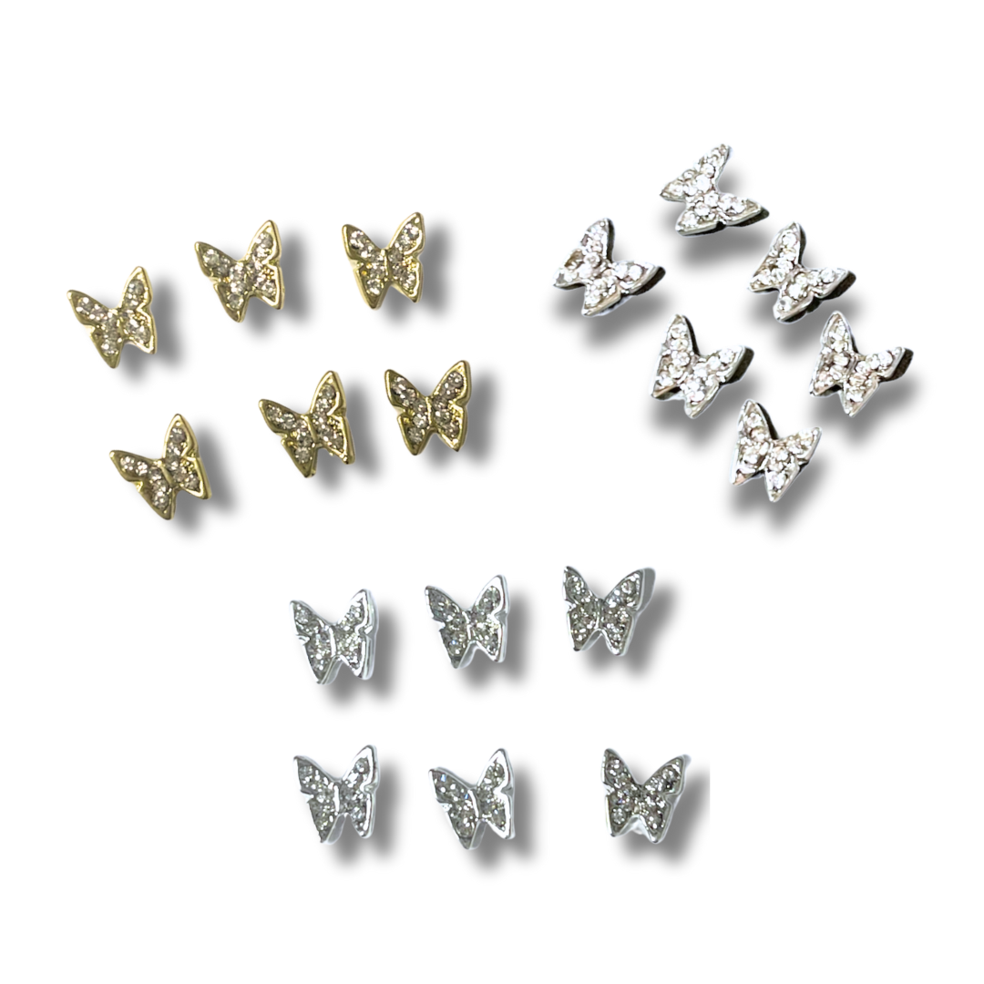 JNBS Nail Charm Small Butterfly (6pcs)