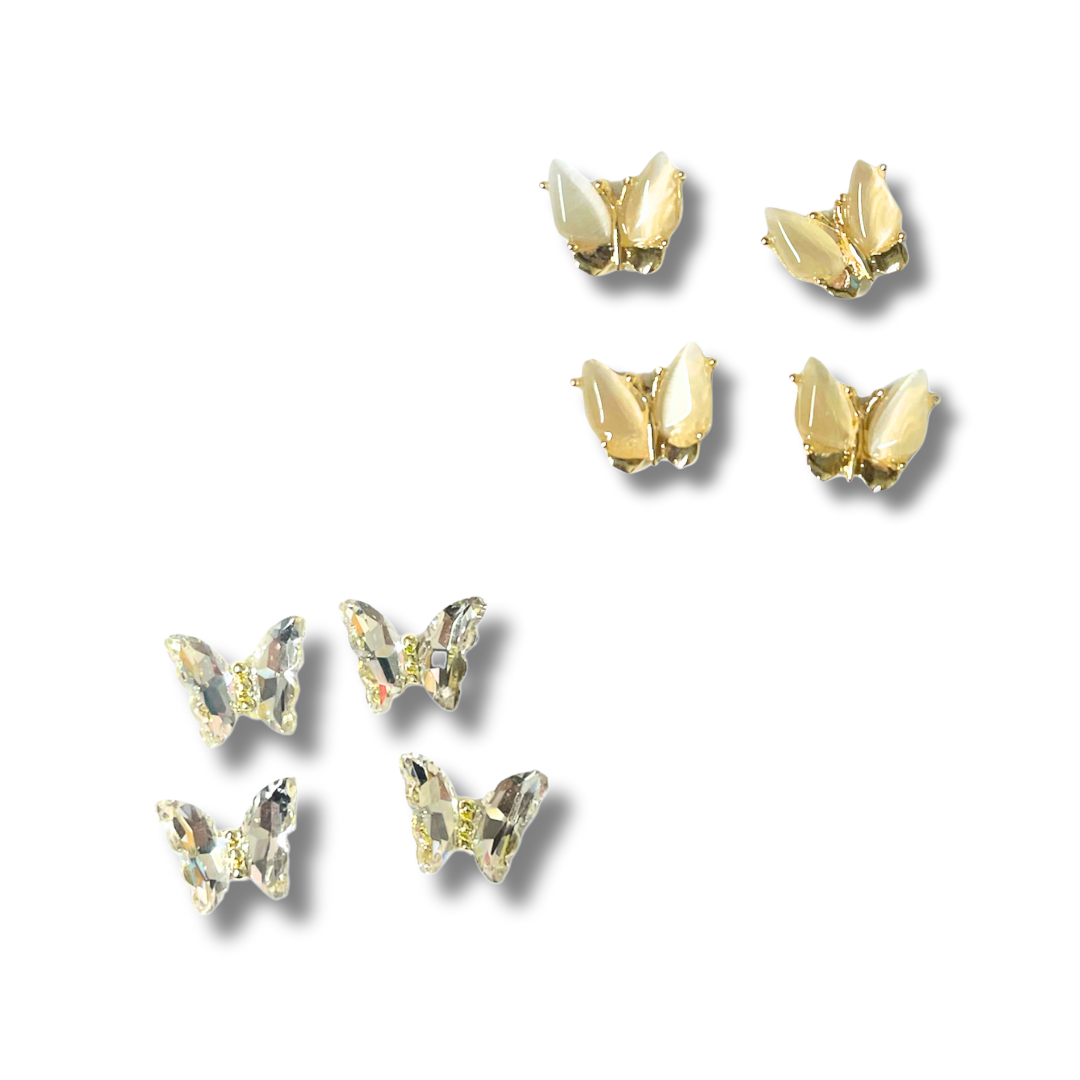 JNBS Nail Charm Nice Butterfly (4pcs)