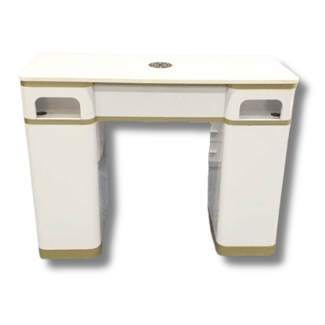 JNBS Nail Table Single White 01 (PLEASE CALL JNBS TO ORDER)