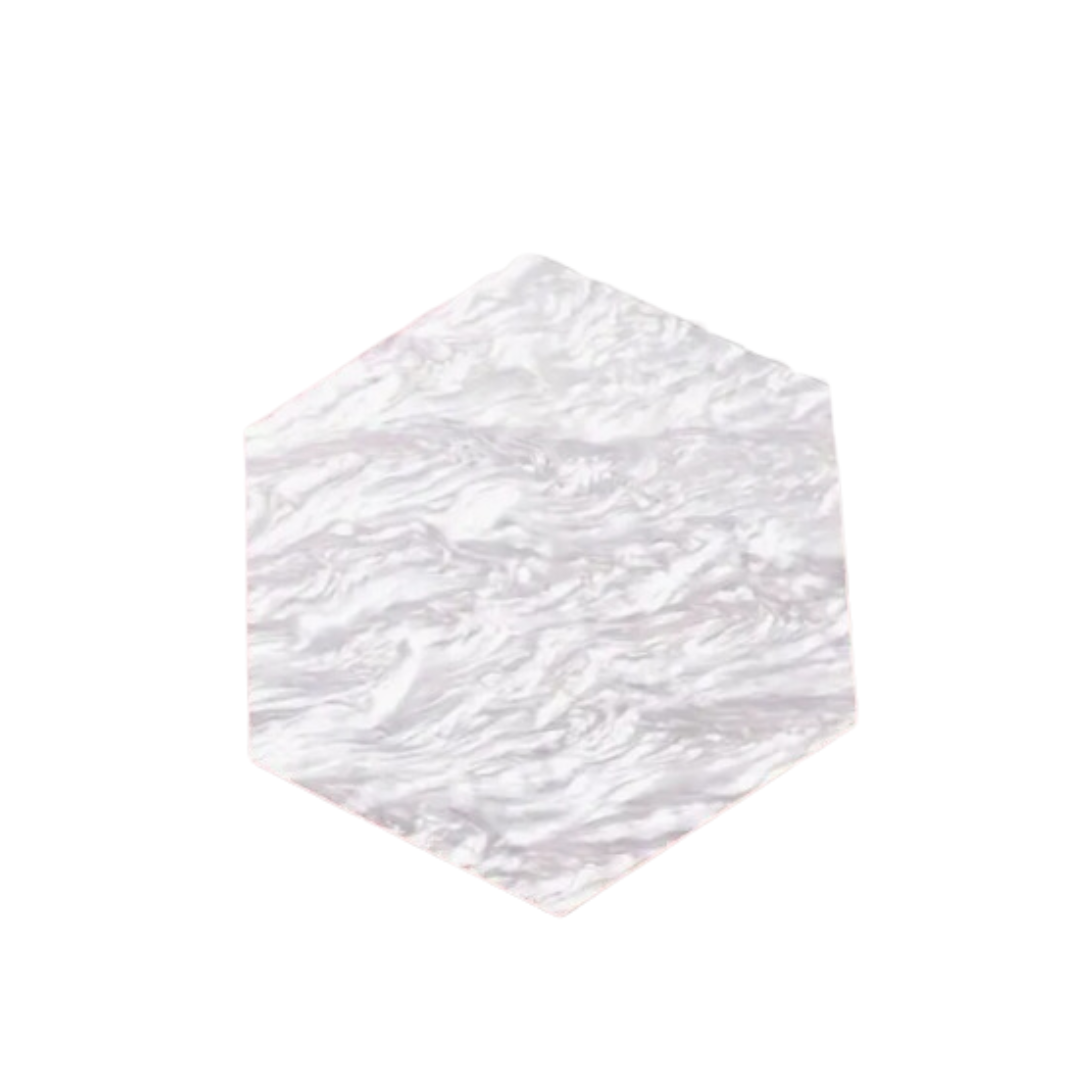 JNBS Nail Art Tool Display Plate With Beige Pattern (1pc)