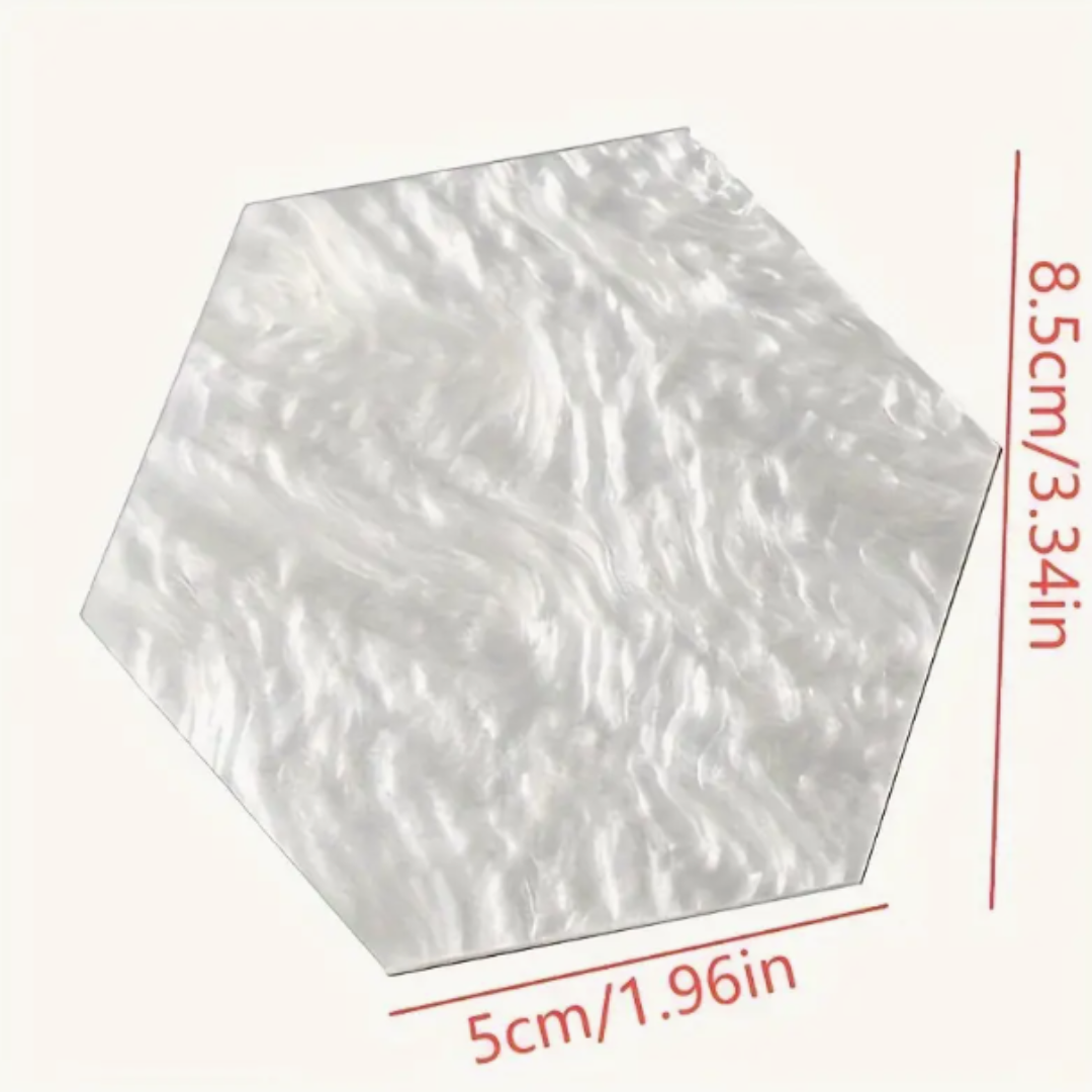 JNBS Nail Art Tool Display Plate With Beige Pattern (1pc)