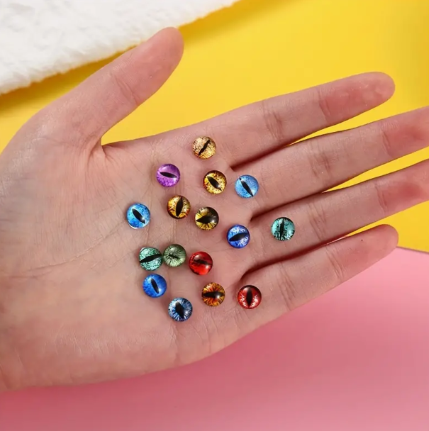 JNBS Nail Charm Exaggerated Horror Pupil Eyes (Mix 20pcs)