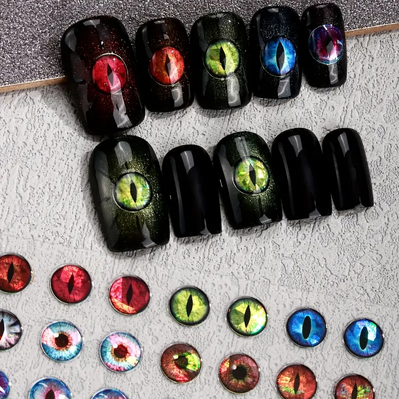 JNBS Nail Sticker Halloween Cat's Eye