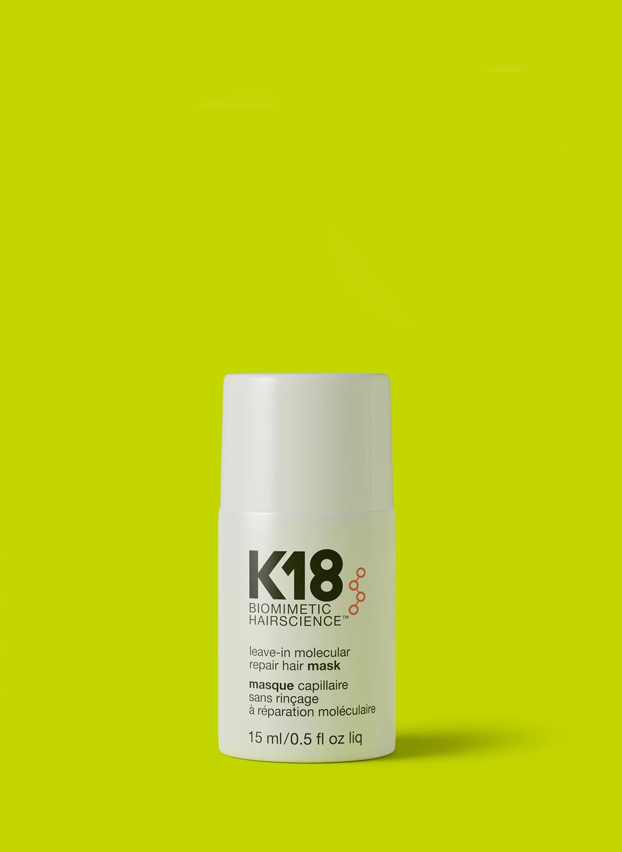 K18 Biomimetic Hairscience Professional Leave-In Molecular Repair Mask 0.5 fl. oz.