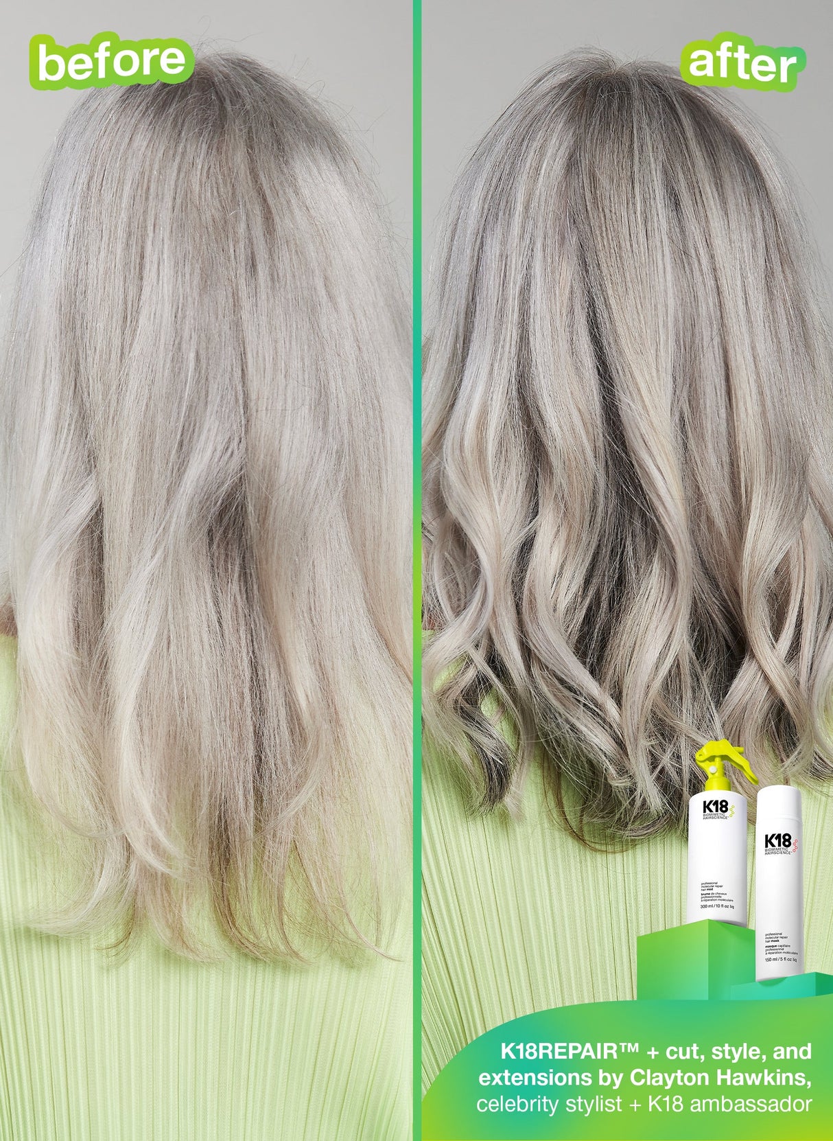K18 Biomimetic Hairscience Professional Leave-In Molecular Repair Mask 5 fl. oz.