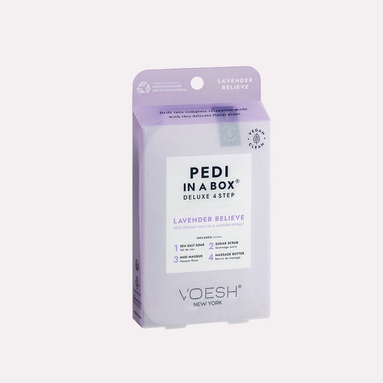 VOESH Pedi In A Box Deluxe 4 Step Lavender Relief