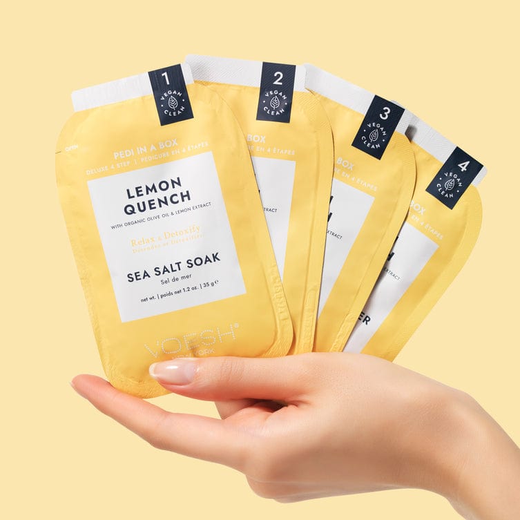 VOESH Pedi In A Box Deluxe 4 Step Lemon Quench