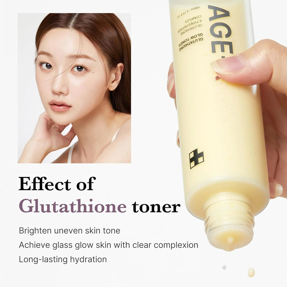 MEDICUBE Age-R Glutathione Glow Toner 140mL