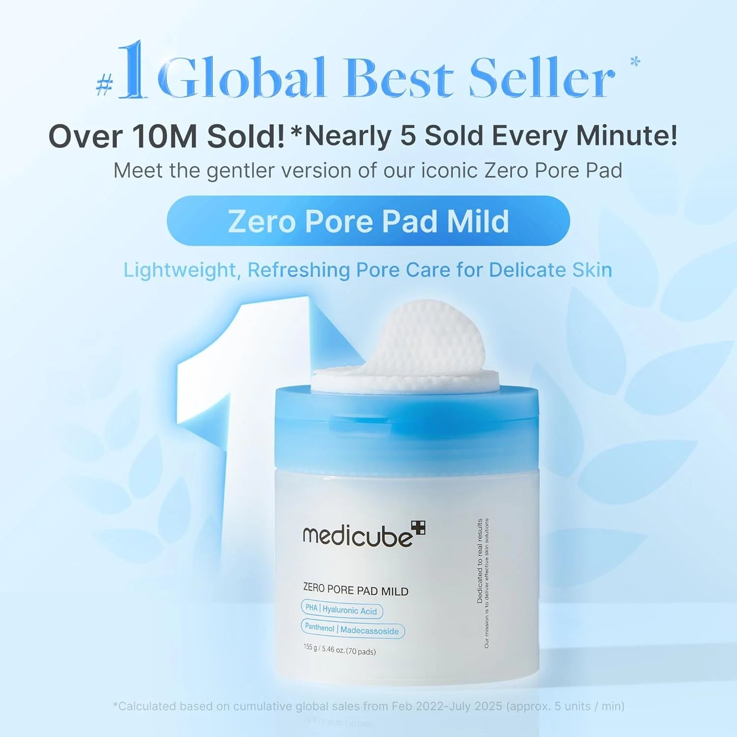 MEDICUBE Zero Pore Pad - Mild (70 PCS)