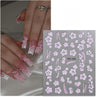 MOSR Nail Art Sticker 5D Embossed Flower