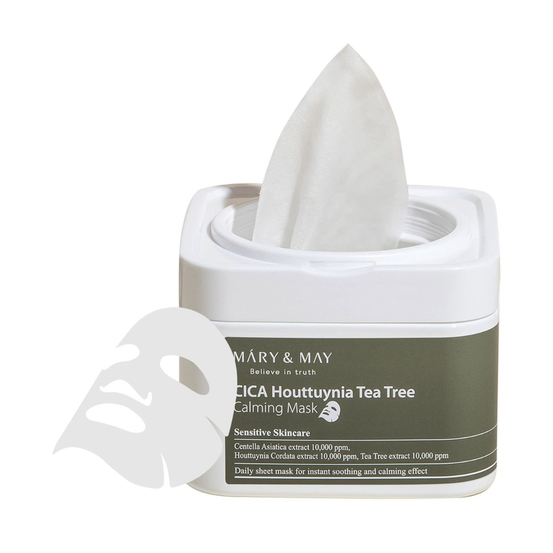 Mary&May CICA Houttuynia Tea Tree Calming Mask (30pcs) – Jessica Nail ...