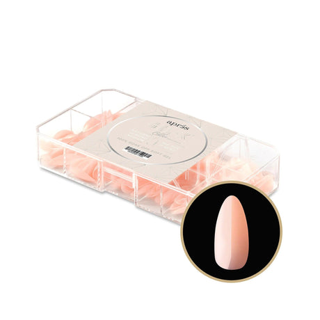 Apres Gel X™ NEUTRALS Box of 150pcs Chloe Natural Almond Tips