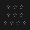 JNBS Nail Charm Rhinestones Halloween