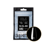 Apres Gel X™ Refill Bags (50pcs) Natural Coffin Long Tips